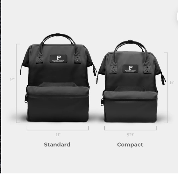 Black Cascade Backpack compact - Picture 4 of 9